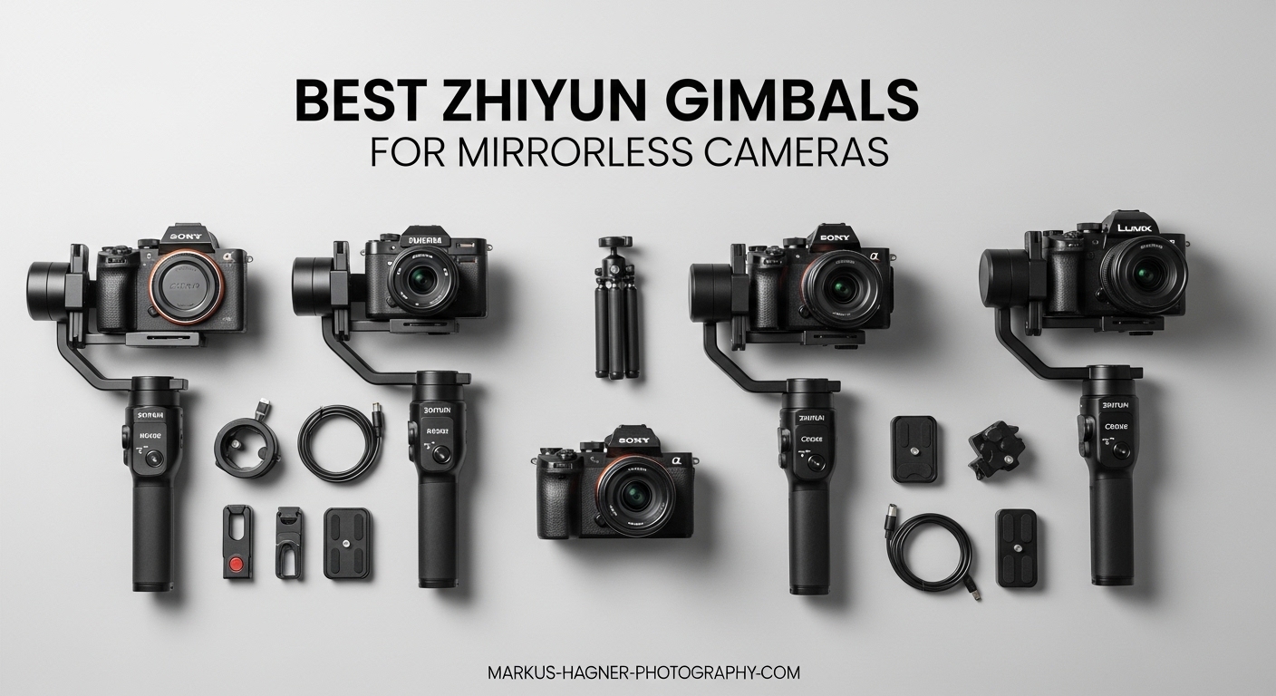 Best Zhiyun Gimbals for Mirrorless Cameras