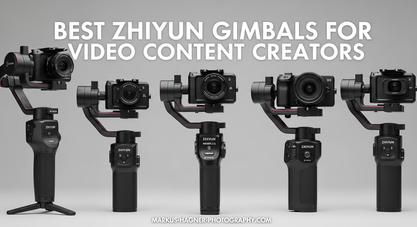 Best Zhiyun Gimbals for Video Content Creators