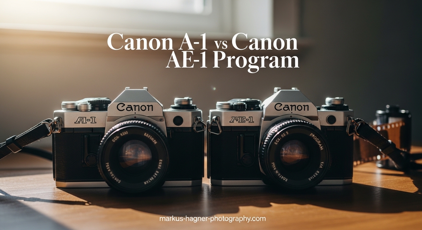 Canon A-1 vs Canon AE-1 Program