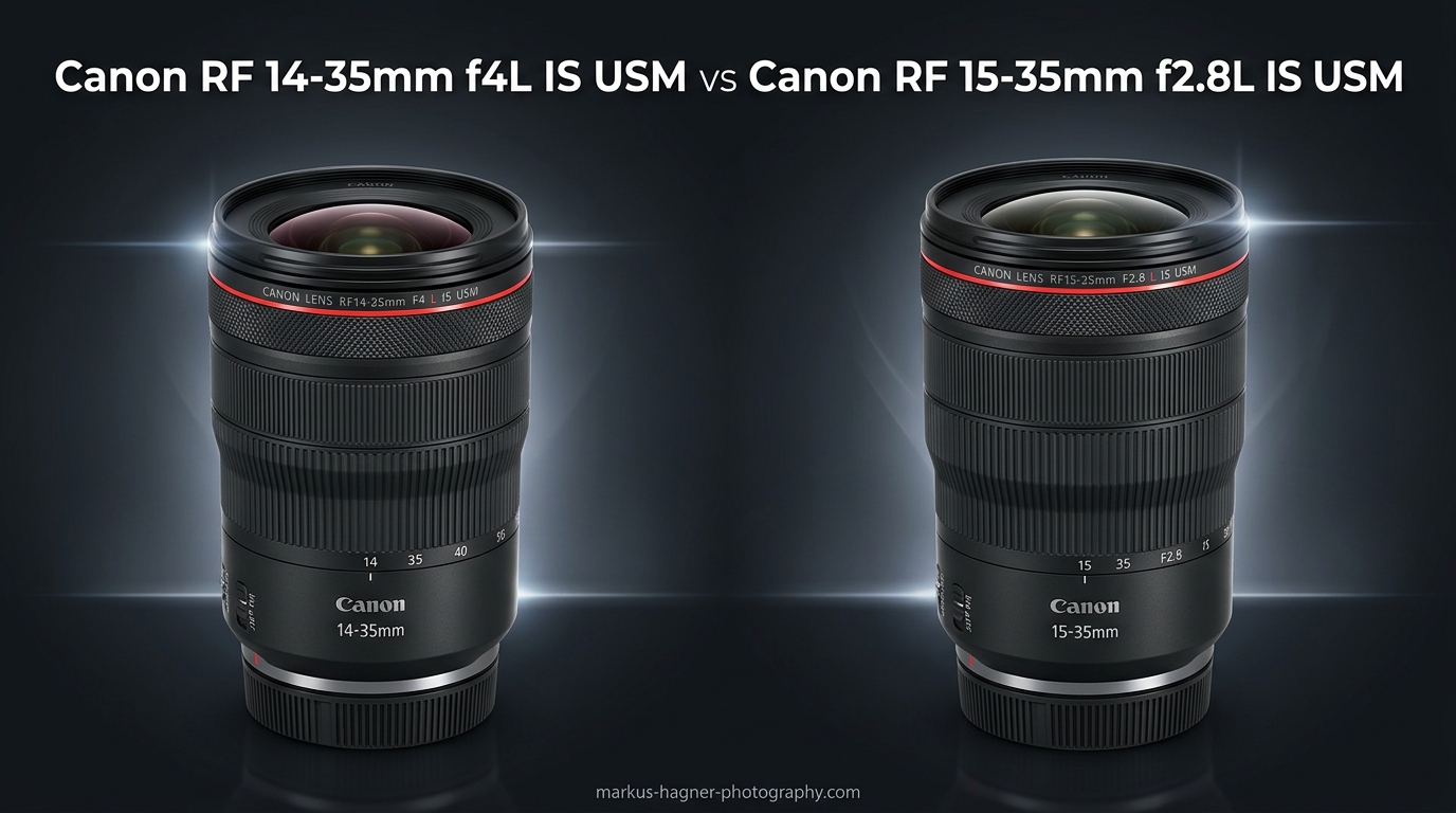 Canon RF 14-35mm f4L IS USM vs Canon RF 15-35mm f2.8L IS USM
