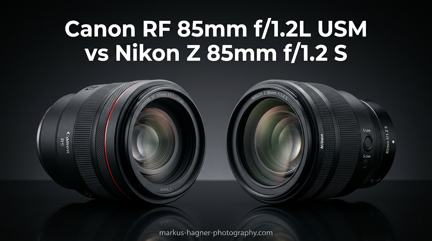 Canon RF 85mm f1.2L USM vs Nikon Z 85mm f1.2 S