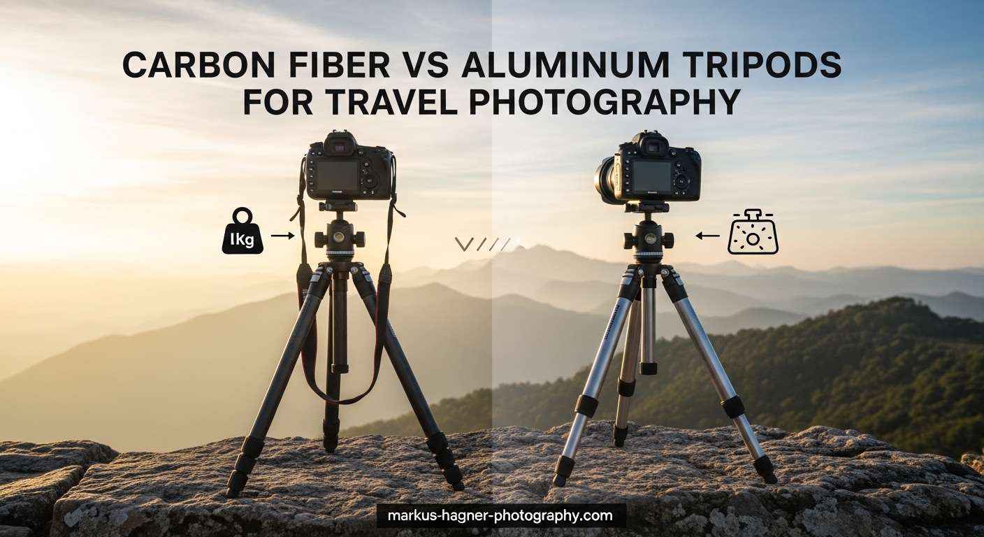 Carbon Fiber vs Aluminum Tripods for Travel Photography