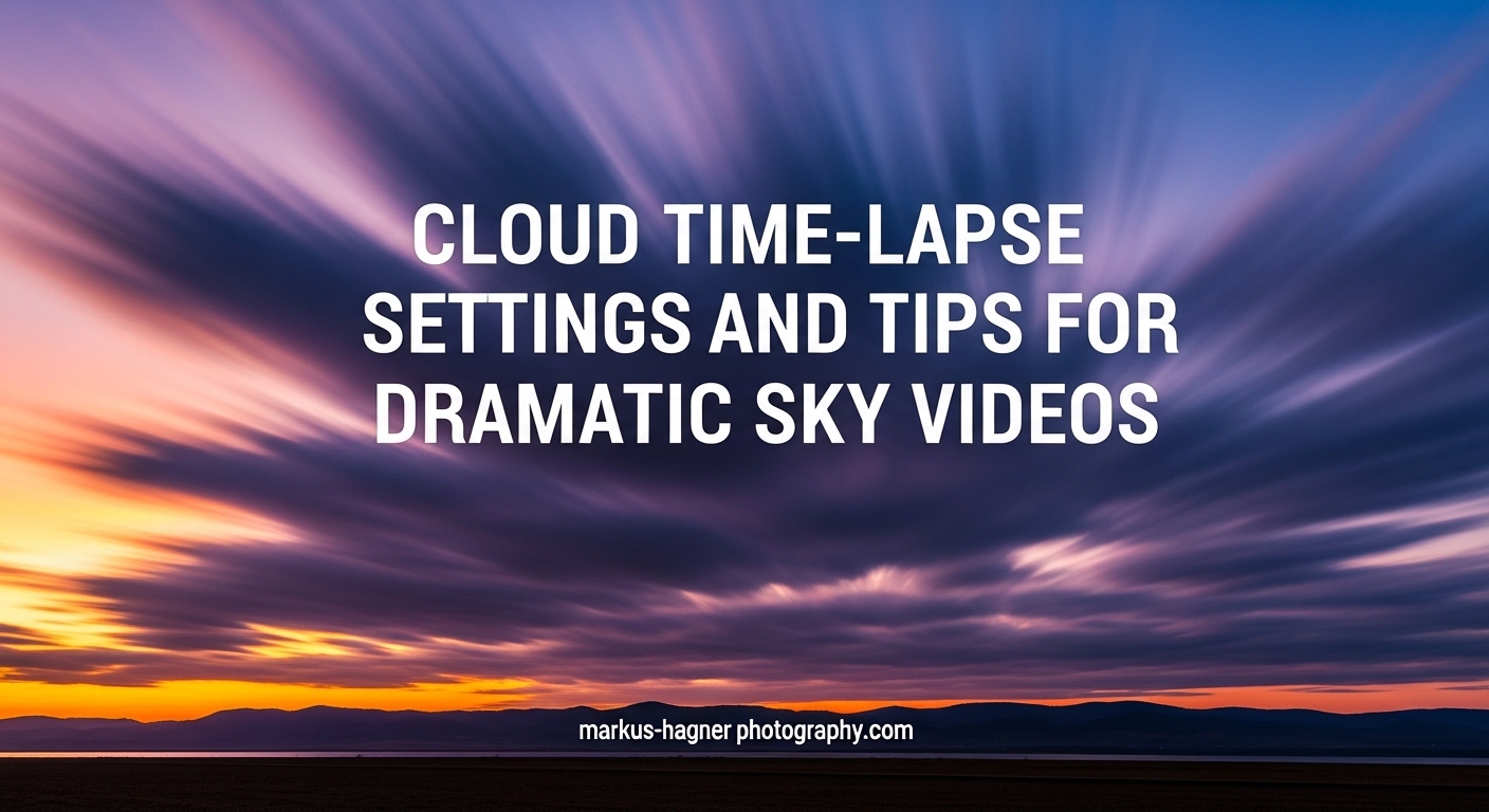 Cloud Time-Lapse Settings and Tips for Dramatic Sky Videos