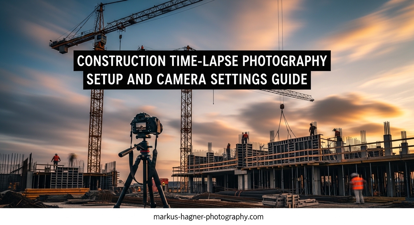 Construction Time-Lapse Photography Setup and Camera Settings Guide