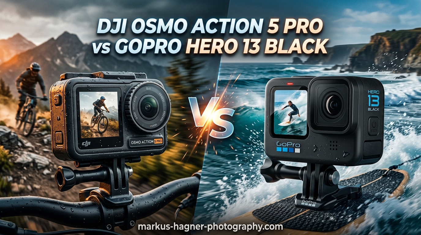 DJI Osmo Action 5 Pro vs GoPro Hero 13 Black