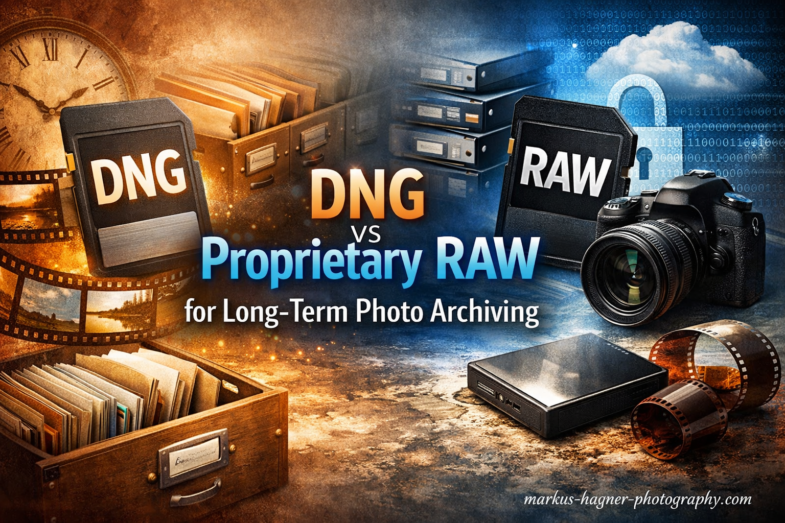 DNG vs Proprietary RAW for Long-Term Photo Archiving