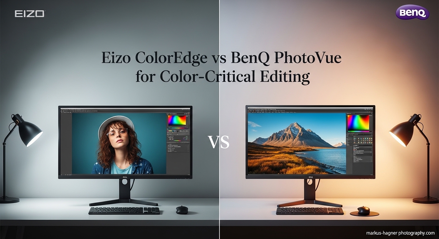 Eizo ColorEdge vs BenQ PhotoVue for Color-Critical Editing