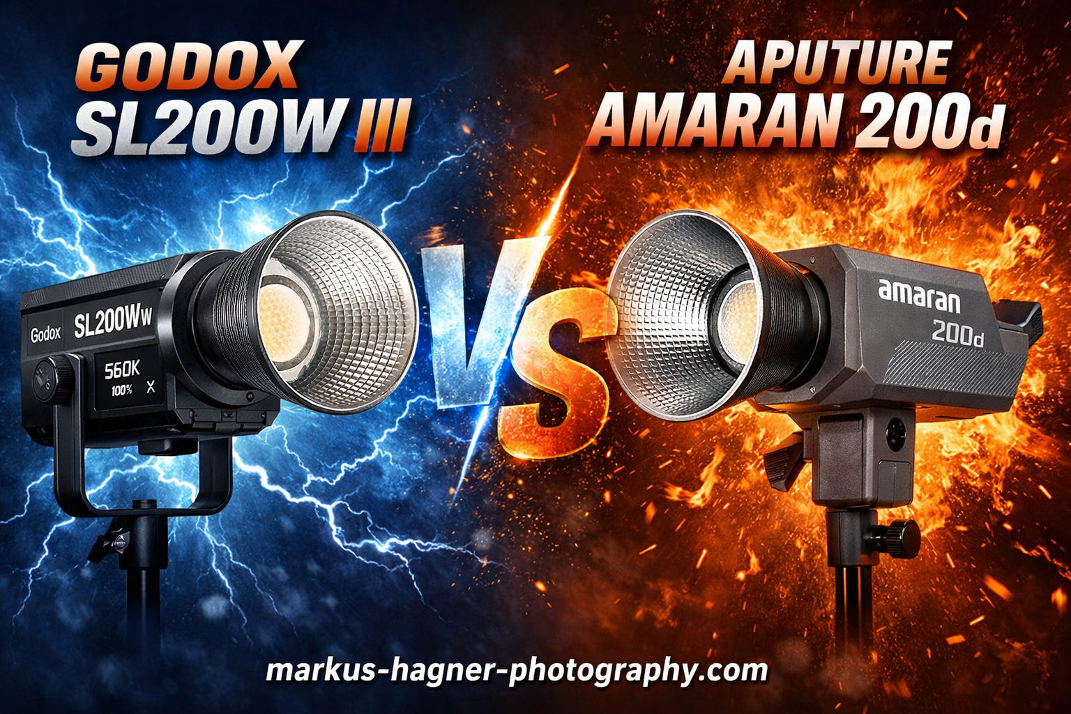 Godox SL200W III vs Aputure Amaran 200d