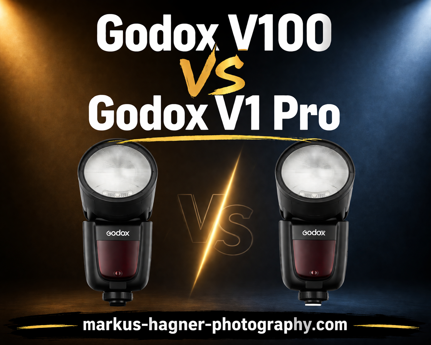 Godox V100 vs Godox V1 Pro
