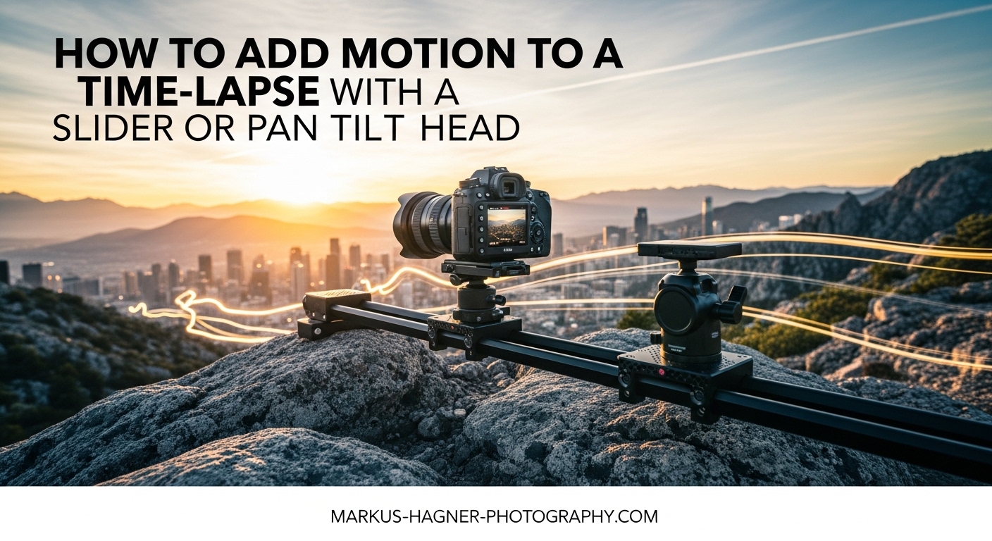 How to Add Motion to a Time-Lapse with a Slider or Pan Tilt Head