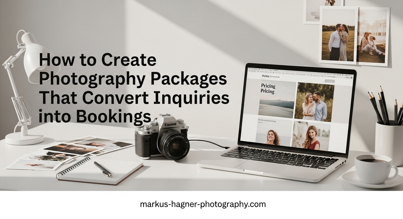 How to Create Photography Packages That Convert Inquiries into Bookings