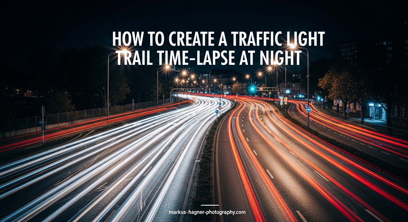 How to Create a Traffic Light Trail Time-Lapse at Night