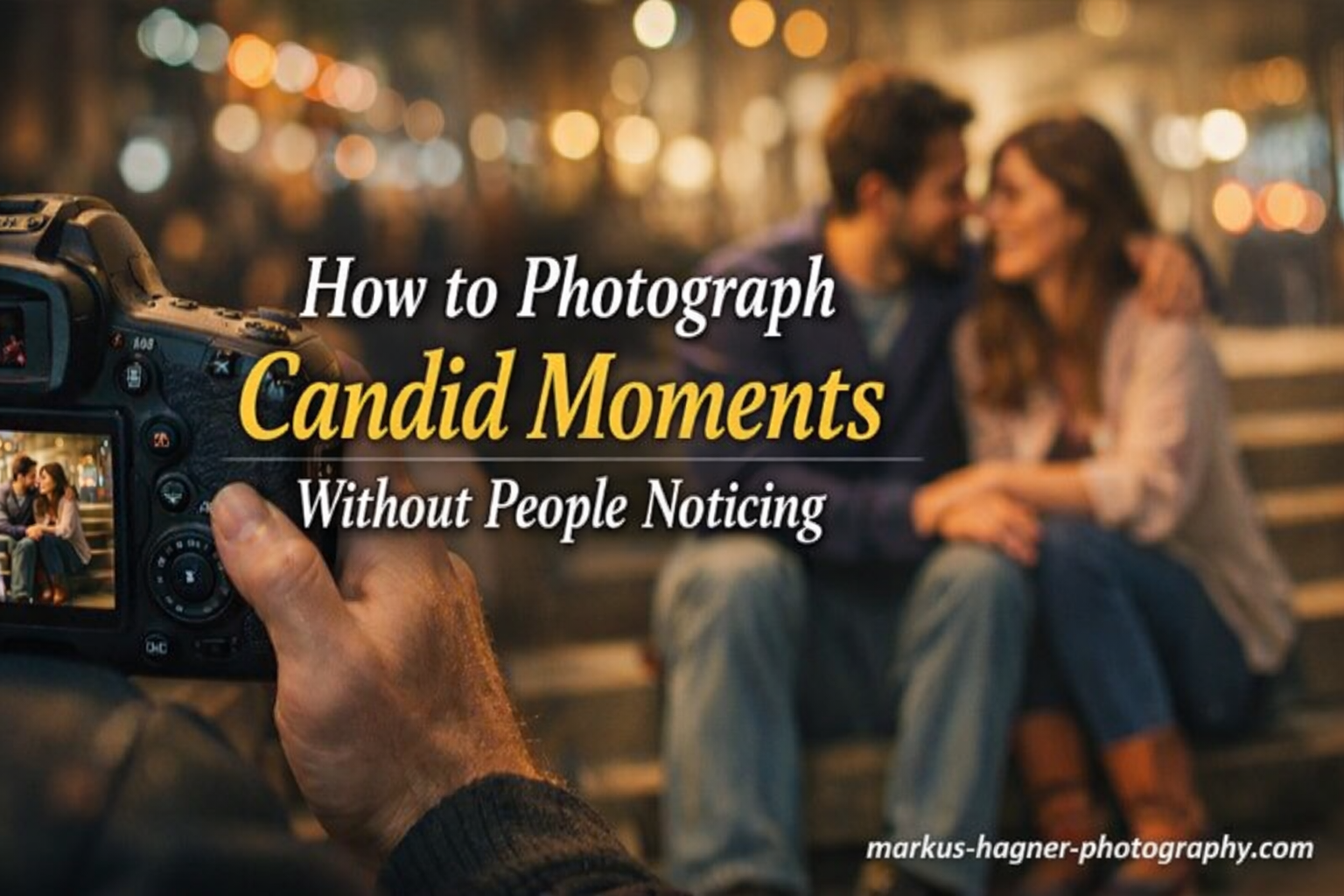 How to Photograph Candid Moments Without People Noticing