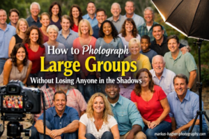 How to Photograph Large Groups Without Losing Anyone in the Shadows