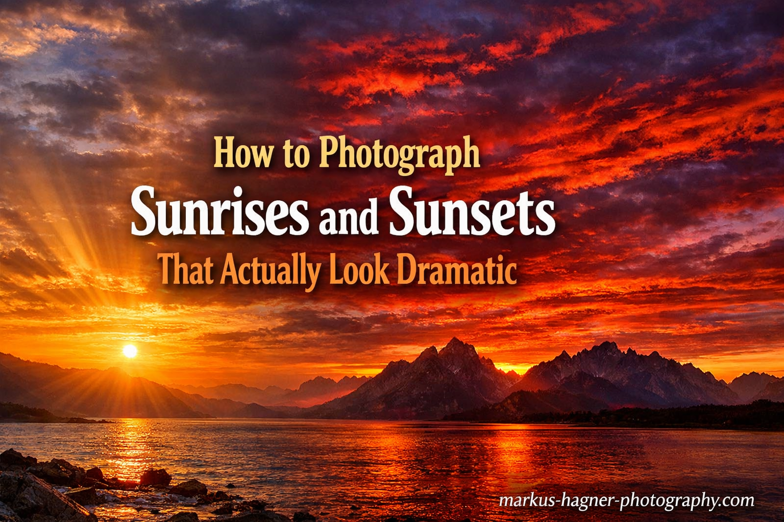 How to Photograph Sunrises and Sunsets That Actually Look Dramatic