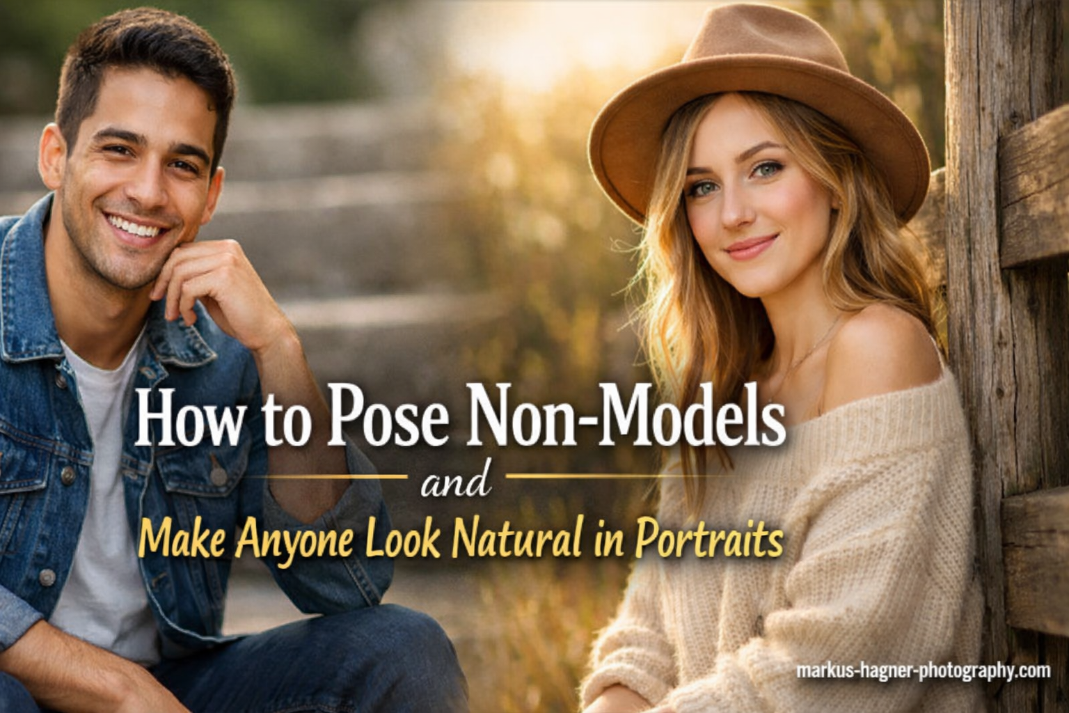 How to Pose Non-Models and Make Anyone Look Natural in Portraits