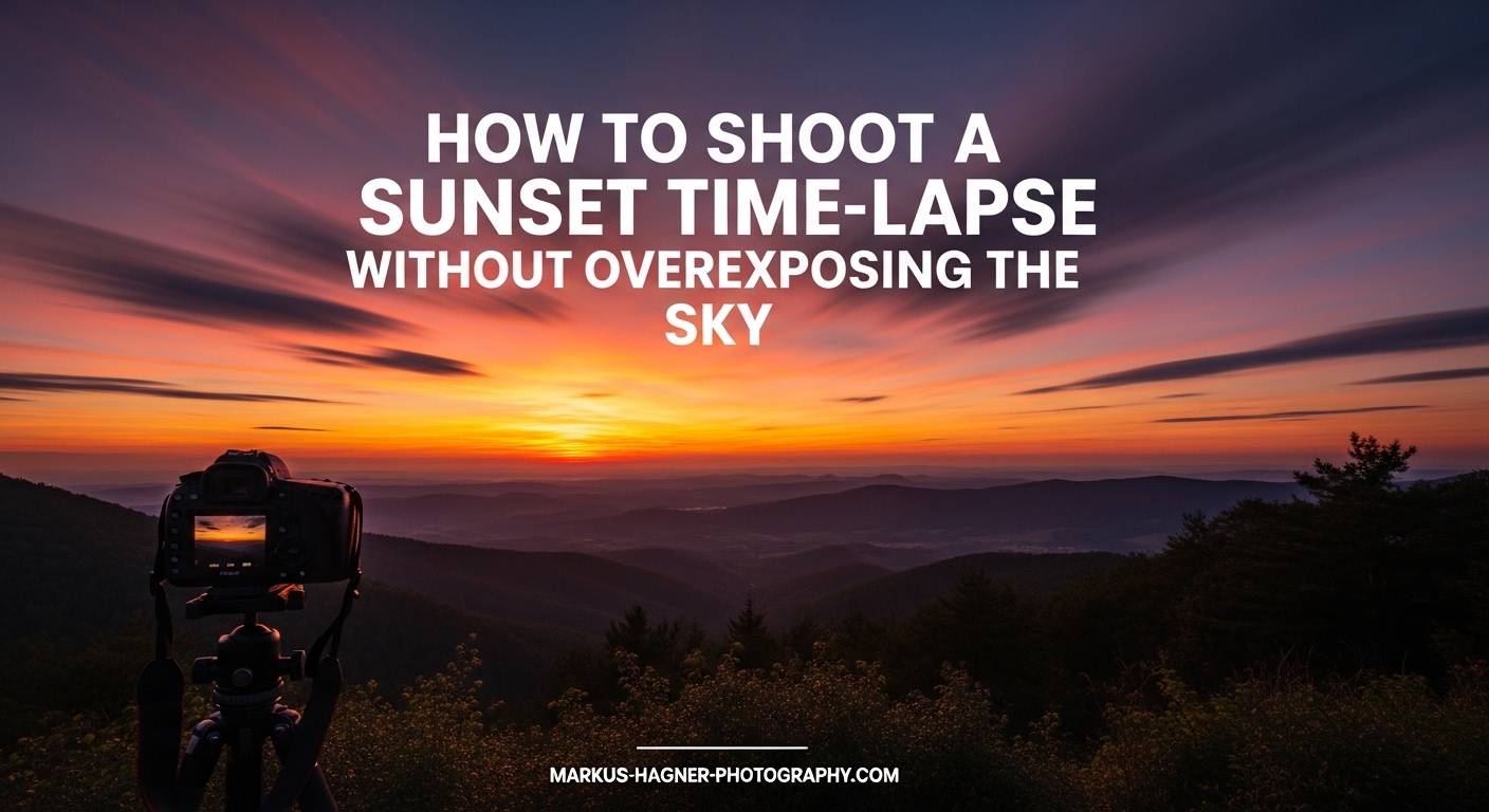 How to Shoot a Sunset Time-Lapse Without Overexposing the Sky