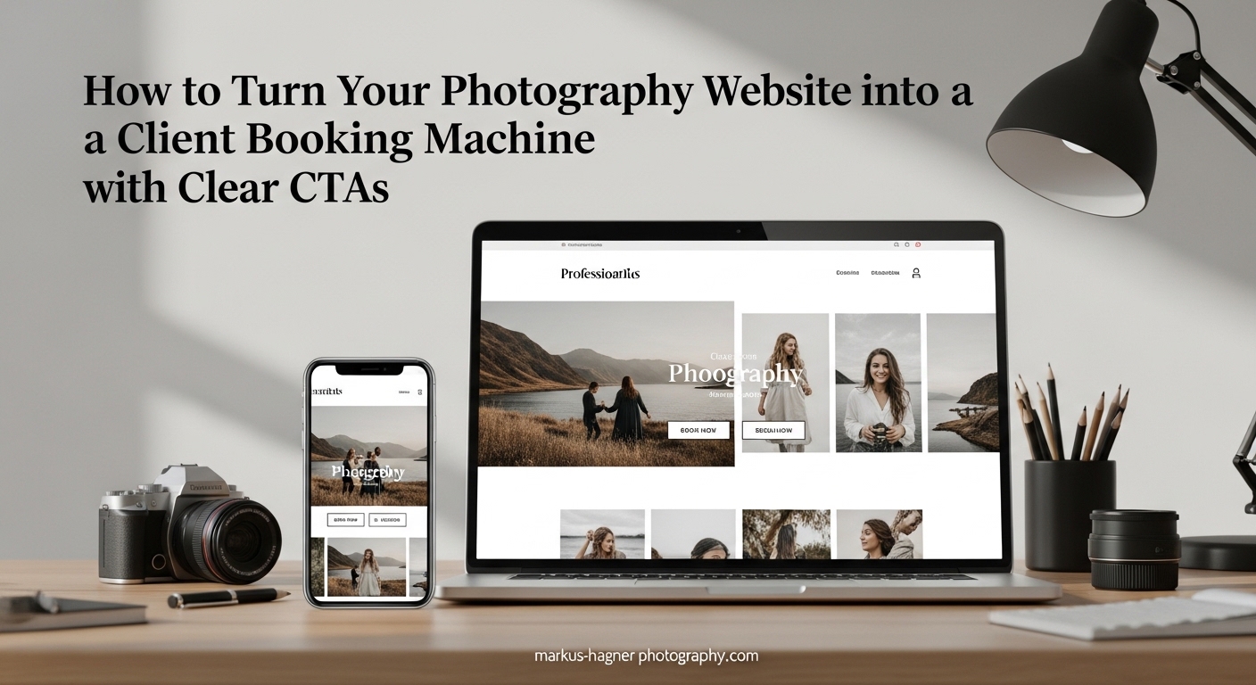 How to Turn Your Photography Website into a Client Booking Machine with Clear CTAs