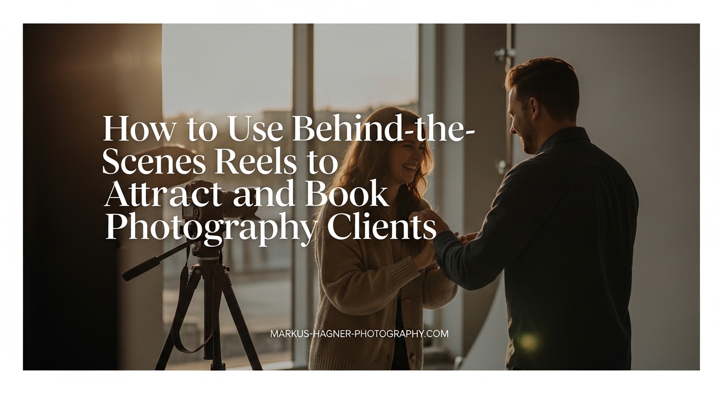 How to Use Behind-the-Scenes Reels to Attract and Book Photography Clients