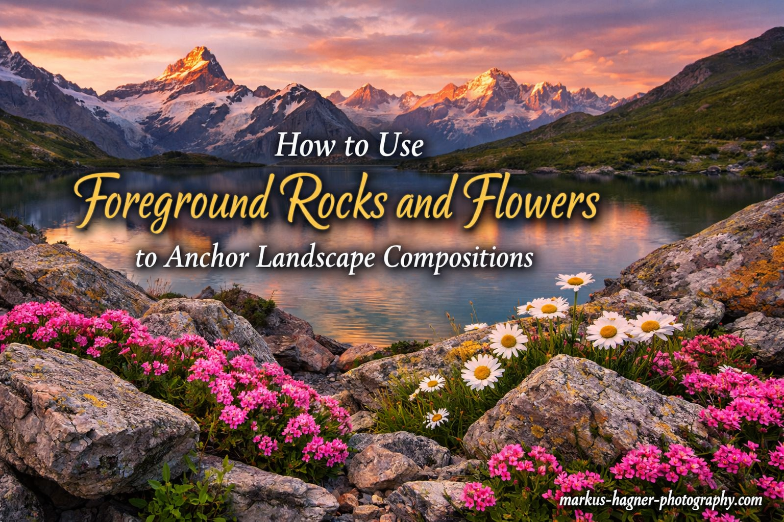 How to Use Foreground Rocks and Flowers to Anchor Landscape Compositions