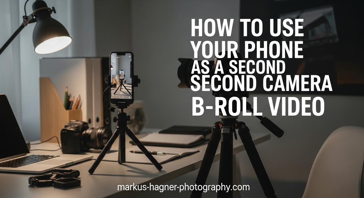 How to Use Your Phone as a Second Camera for B-Roll Video
