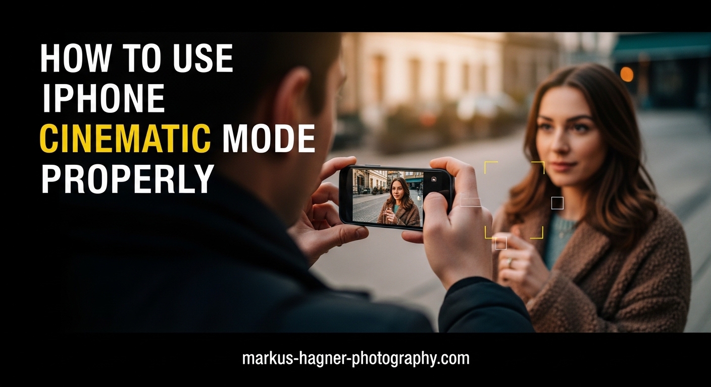 How to Use iPhone Cinematic Mode Properly