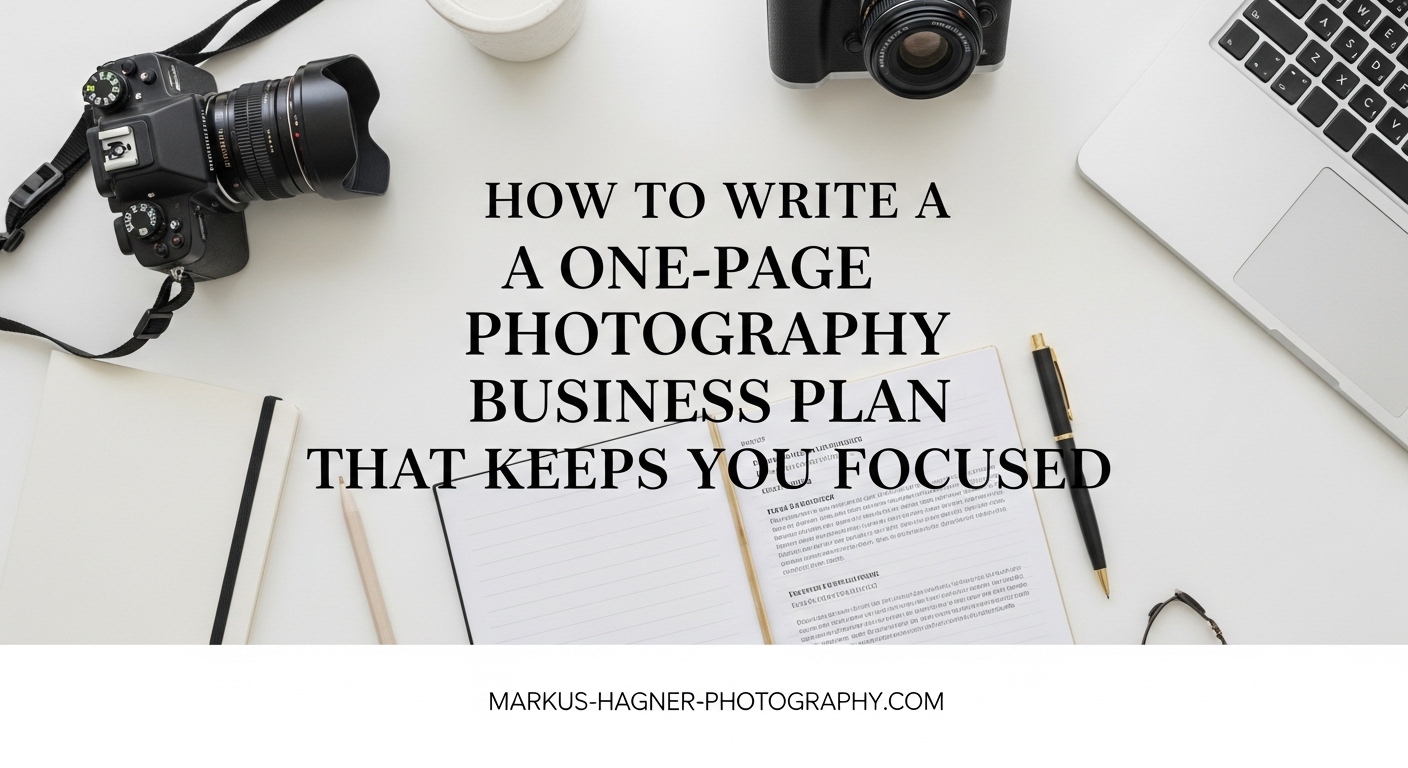 How to Write a One-Page Photography Business Plan That Keeps You Focused
