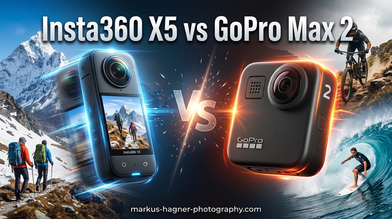 Insta360 X5 vs GoPro Max 2