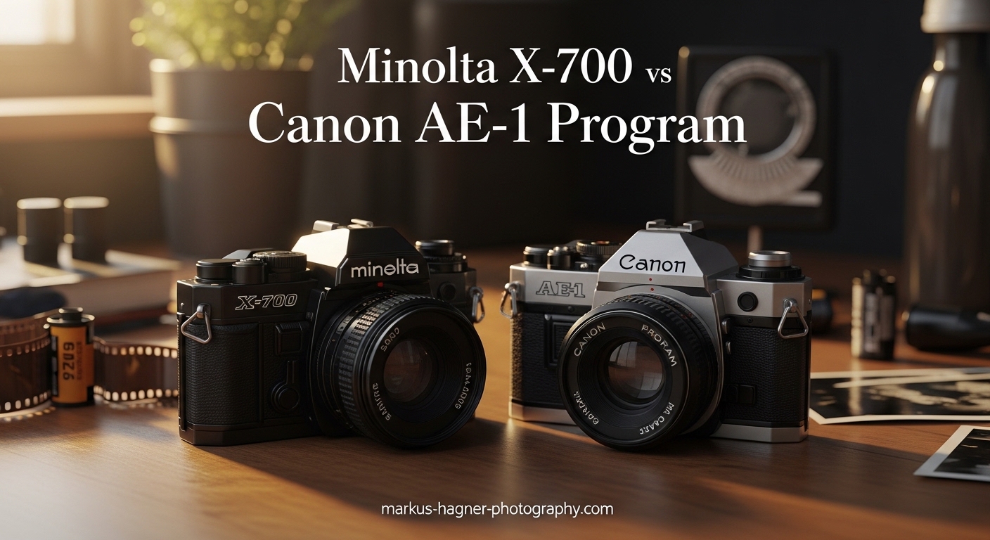 Minolta X-700 vs Canon AE-1 Program