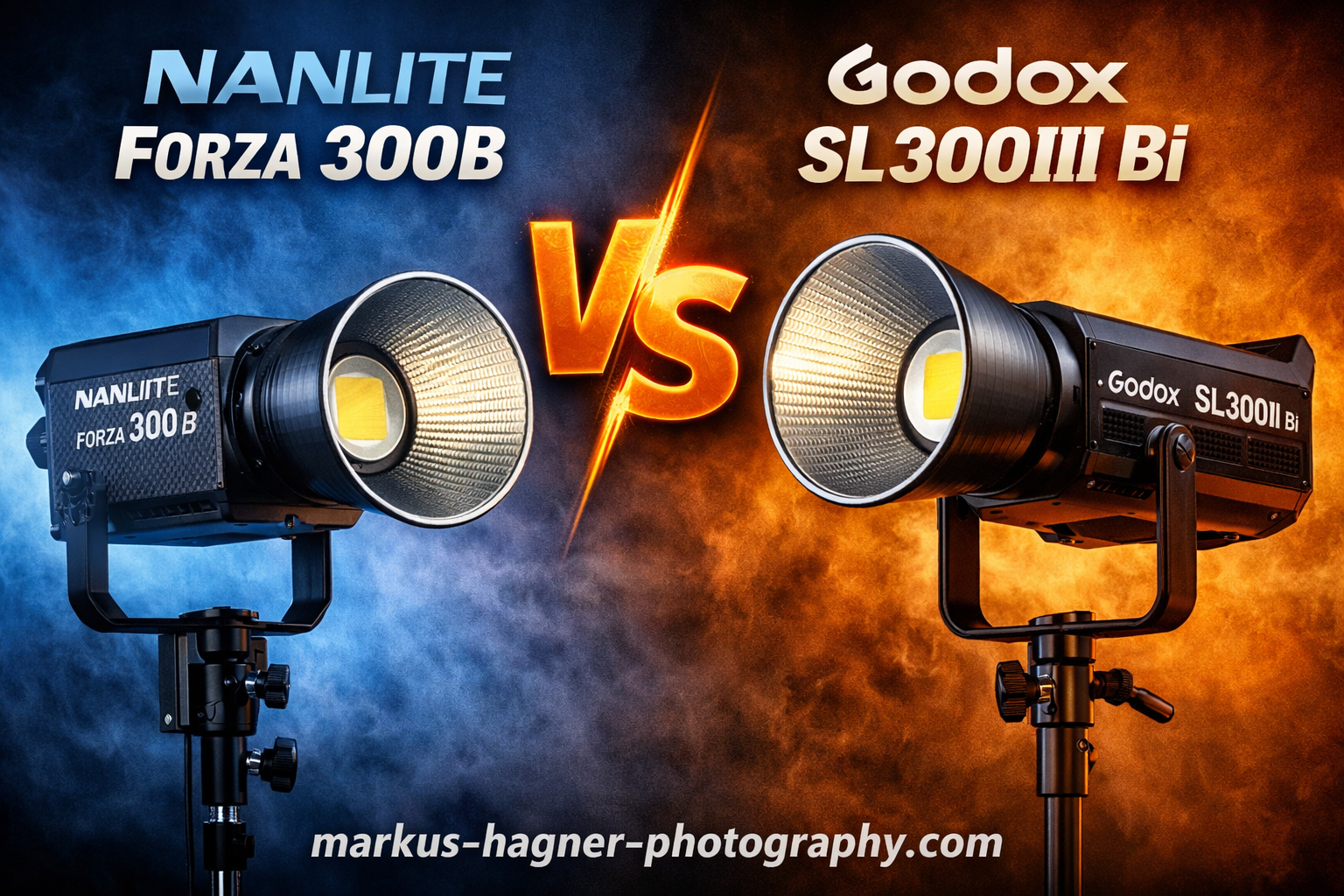 Nanlite Forza 300B vs Godox SL300III Bi