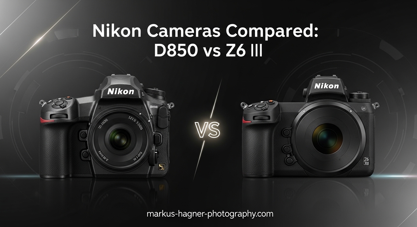 Nikon Cameras Compared D850 vs Z6 III