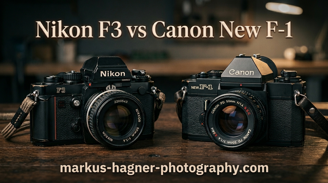 Nikon F3 vs Canon New F-1