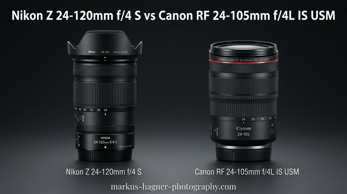 Nikon Z 24-120mm f4 S vs Canon RF 24-105mm f4L IS USM