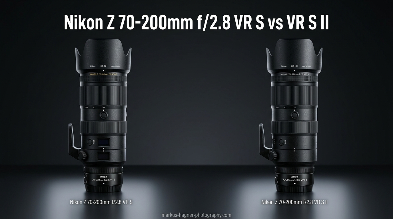 Nikon Z 70-200mm f2.8 VR S vs VR S II