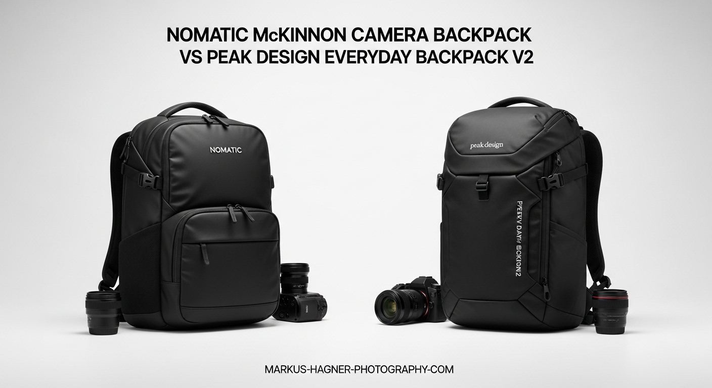 Nomatic McKinnon Camera Backpack vs Peak Design Everyday Backpack V2
