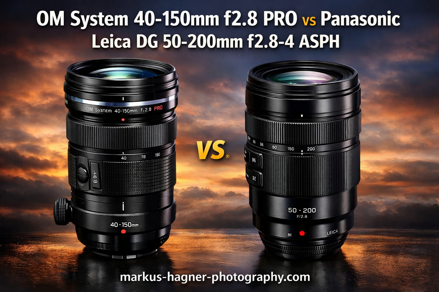 OM System 40-150mm f2.8 PRO vs Panasonic Leica DG 50-200mm f2.8-4 ASPH