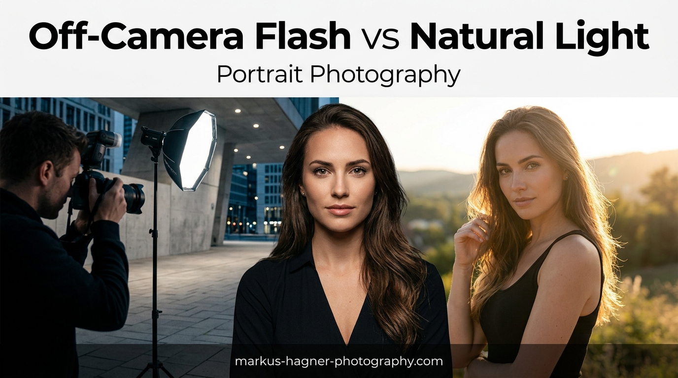 Off-Camera Flash vs Natural Light for Portrait Photography