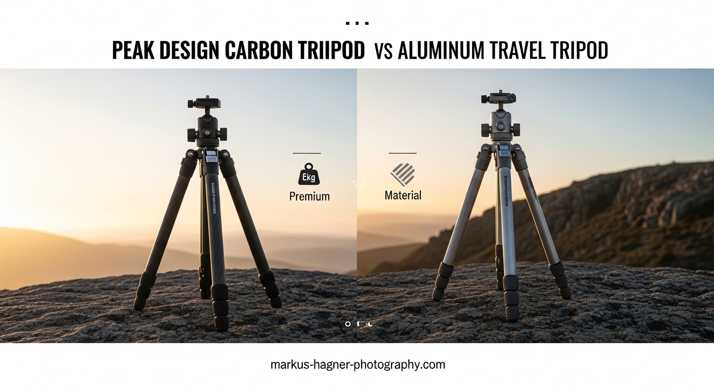 Peak Design Carbon Travel Tripod vs Aluminum Travel Tripod