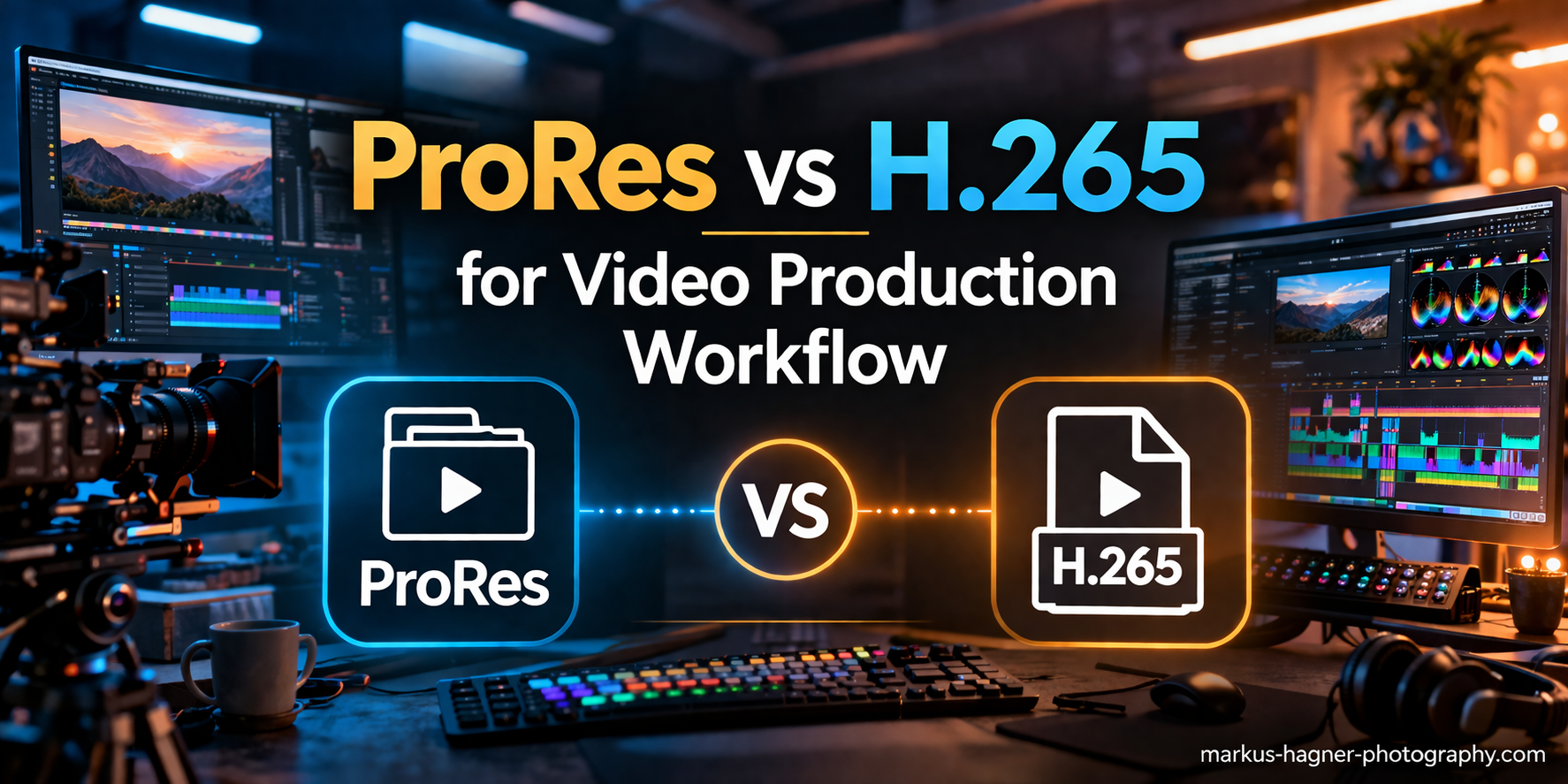 ProRes vs H.265 for Video Production Workflow