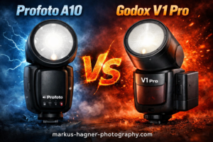 Profoto A10 vs Godox V1 Pro