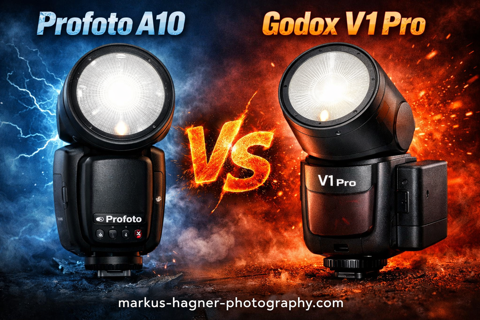 Profoto A10 vs Godox V1 Pro