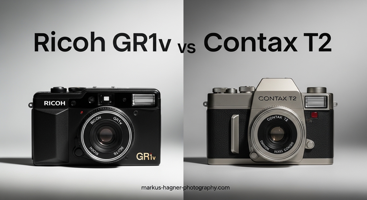 Ricoh GR1v vs Contax T2