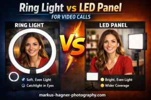 Ring Light vs LED Panel for Video Calls