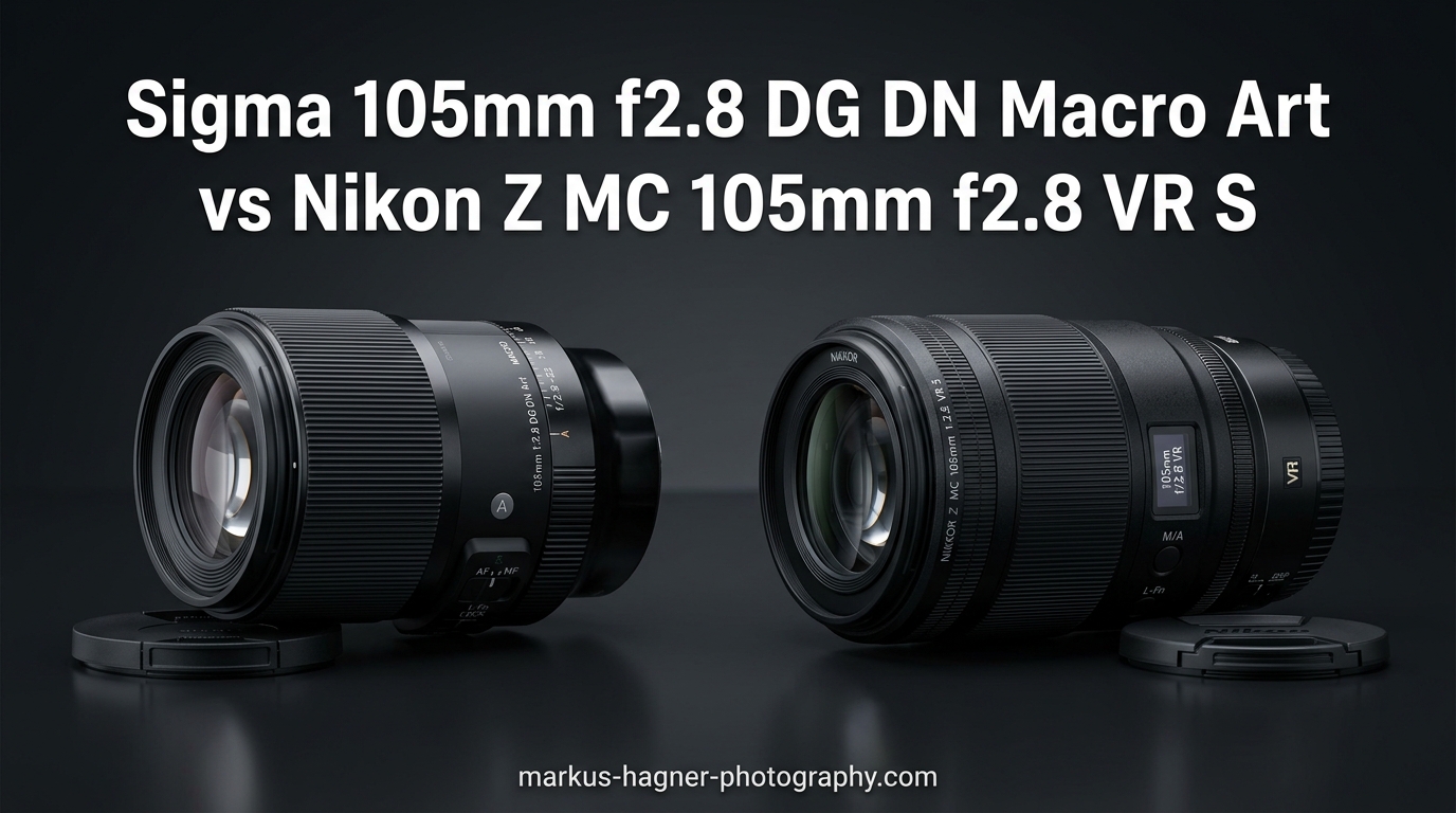 Sigma 105mm f2.8 DG DN Macro Art vs Nikon Z MC 105mm f2.8 VR S
