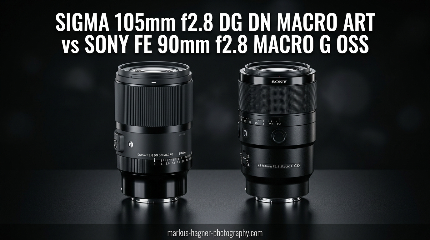 Sigma 105mm f2.8 DG DN Macro Art vs Sony FE 90mm f2.8 Macro G OSS