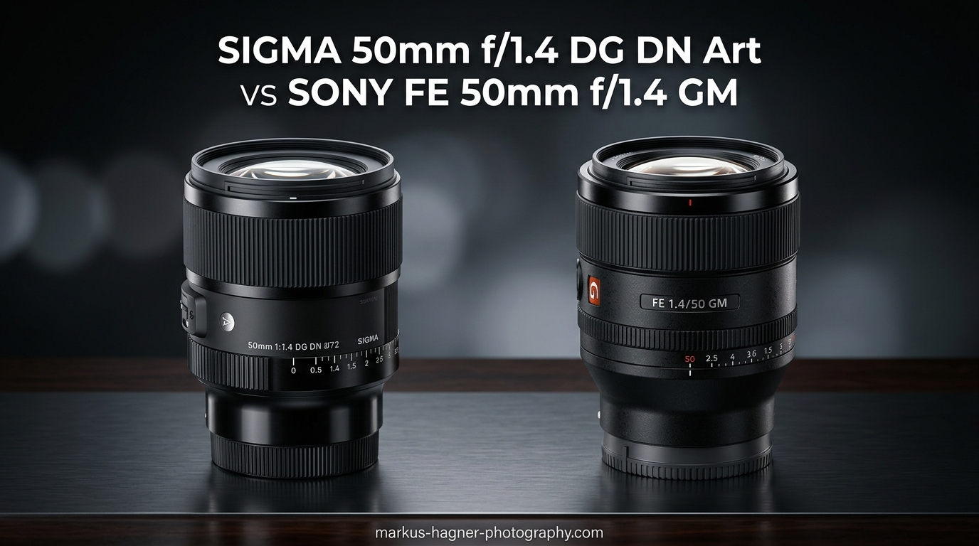 Sigma 50mm f1.4 DG DN Art vs Sony FE 50mm f1.4 GM