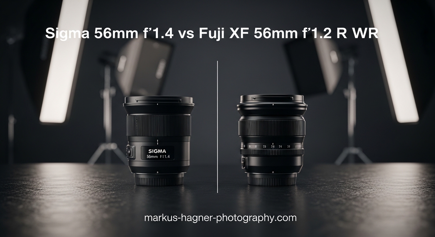 Sigma 56mm f1.4 vs Fuji XF 56mm f1.2 R WR