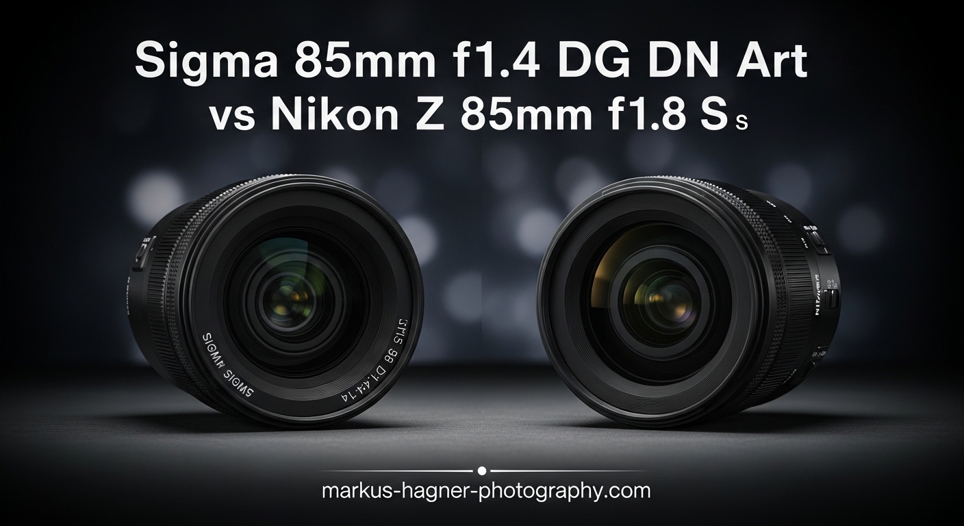 Sigma 85mm f1.4 DG DN Art vs Nikon Z 85mm f1.8 S