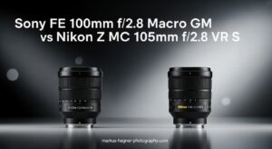 Sony FE 100mm f2.8 Macro GM vs Nikon Z MC 105mm f2.8 VR S