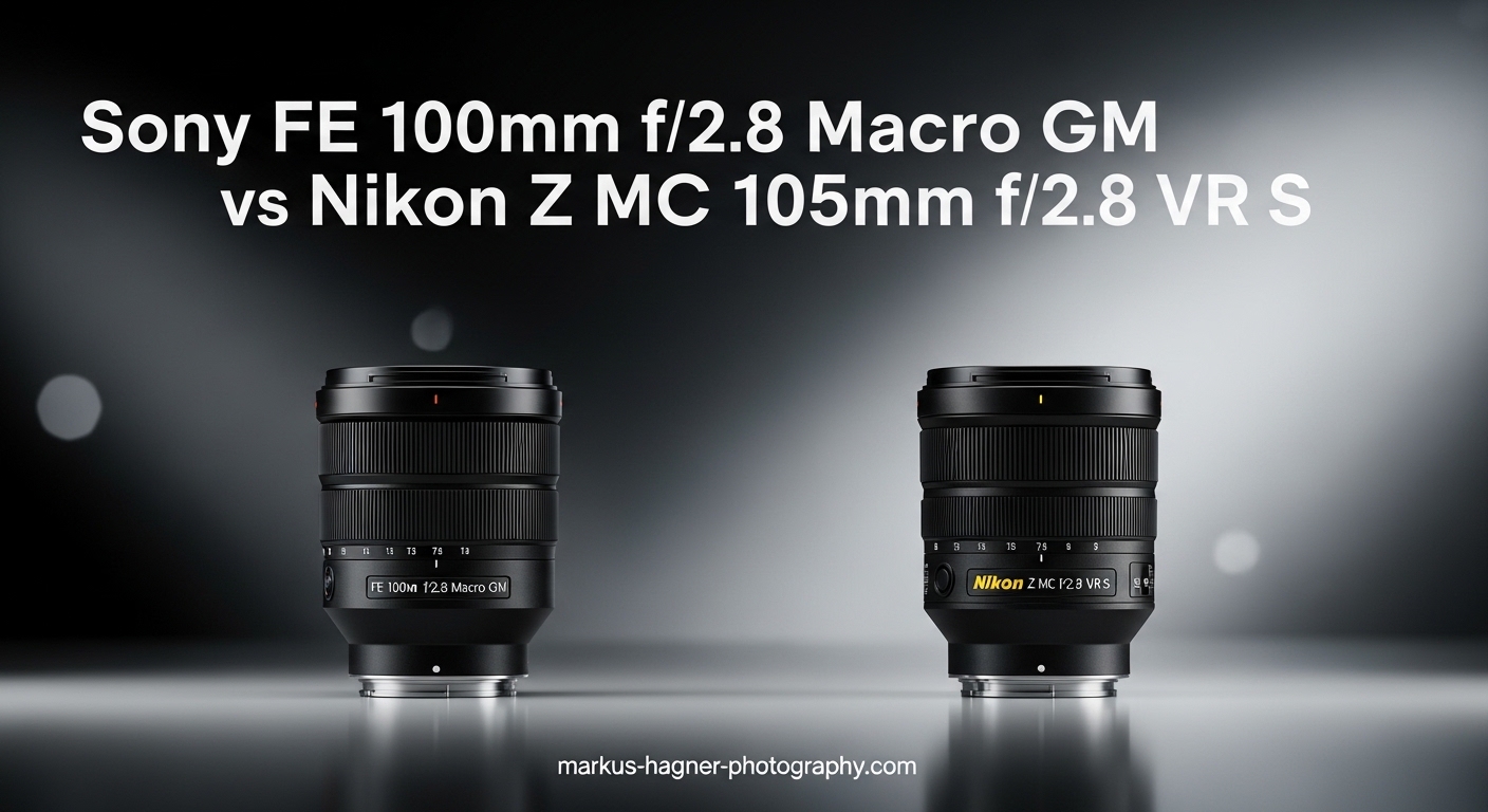 Sony FE 100mm f2.8 Macro GM vs Nikon Z MC 105mm f2.8 VR S